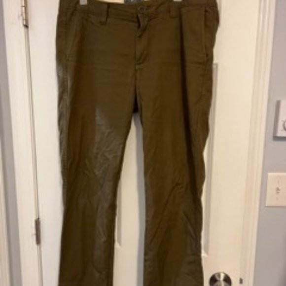 Flannel Lined LLBean Signature Pants size 35x30 - Picture 1 of 5
